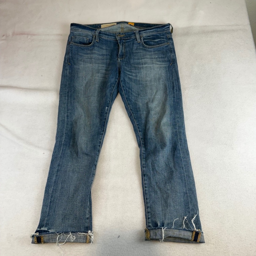Pilcro and the Letterpress Anthropologie The Hyphen Straight Leg Jeans Size 29